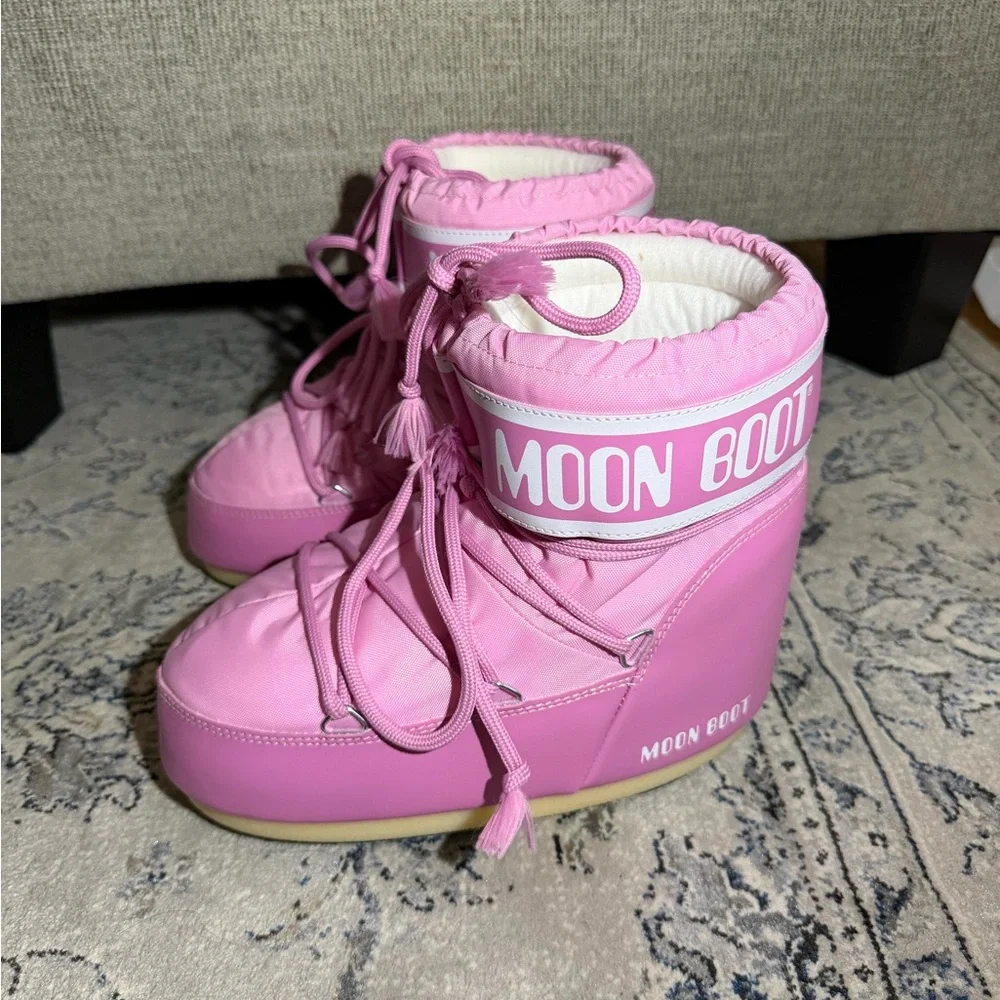 Moon Boot Icon Low Boot Pink